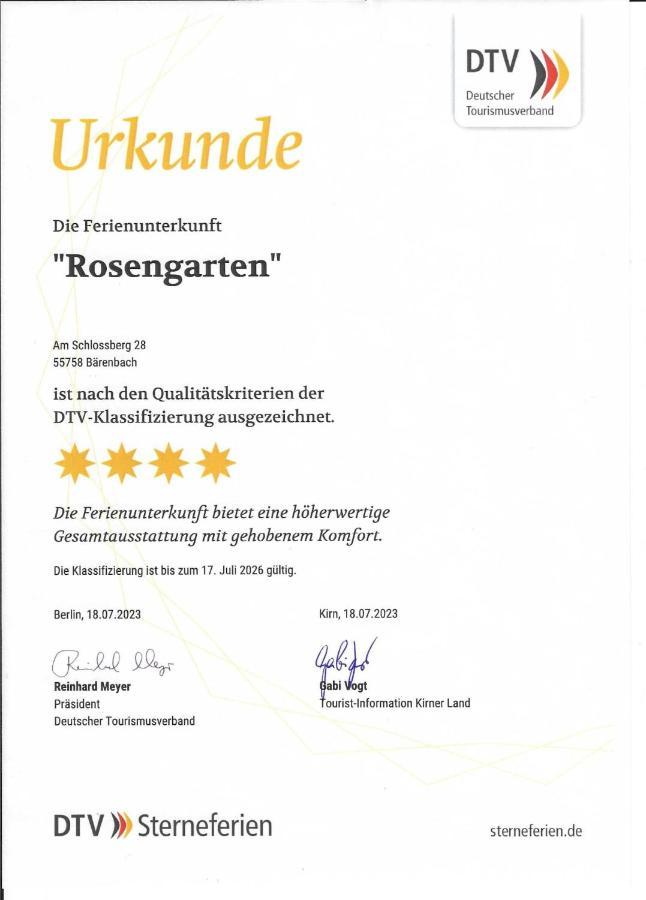 Ferienwohnungen Naheliebe Im Hunsrueck & Naheland Bärenbach Zewnętrze zdjęcie